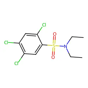 2,4,5-Trichloro-N,N-diethylbenzenesulfonamide structure
