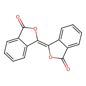 3-(3-Oxo-2-benzofuran-1-ylidene)-2-benzofuran-1-one structure