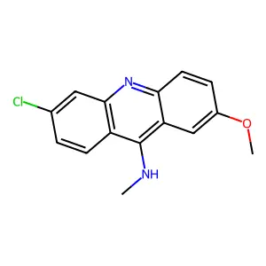 9-Acridinamine, 6-chloro-2-methoxy-N-methyl- structure
