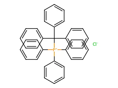 三苯基(三苯甲基)鏻氯化物 structure