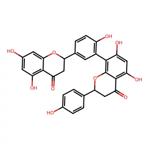 Tetrahydroamentoflavone structure