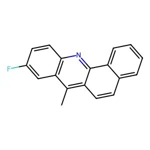 9-Fluoro-7-methylbenzo[c]acridine structure