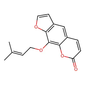 欧前胡素 structure