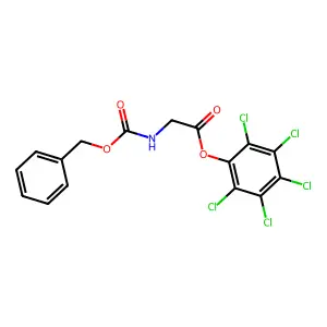 pentachlorophenyl N-[(benzyloxy)carbonyl]glycinate structure