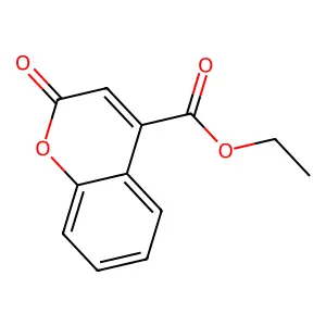 Ethyl 2-oxo-2H-chromene-4-carboxylate structure