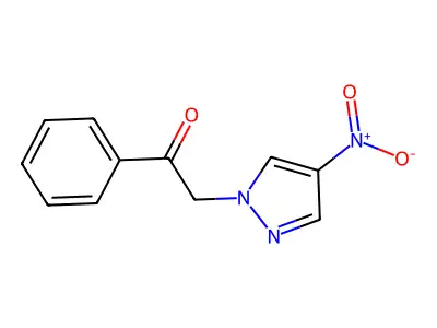 2-(4-Nitro-1H-pyrazol-1-yl)-1-phenylethan-1-one structure