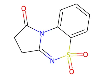8lambda6-thia-2,7-diazatricyclo[7.4.0.0,2,6]trideca-1(13),6,9,11-tetraene-3,8,8-trione structure