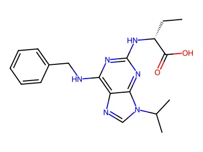 Roscovitine carboxylic acid structure