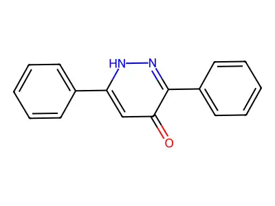3,6-Diphenylpyridazin-4-ol structure