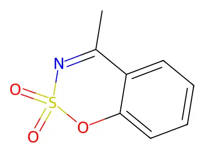 4-Methyl-1,2lambda6,3-benzoxathiazine-2,2-dione structure