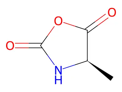 (R)-4-Methyloxazolidine-2,5-dione structure