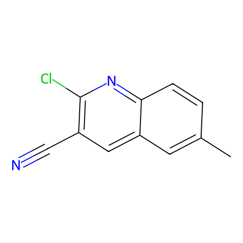 2-Chloro-6-methylquinoline-3-carbonitrile structure
