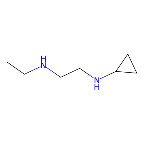 N-cyclopropyl-N'-ethylethane-1,2-diamine structure