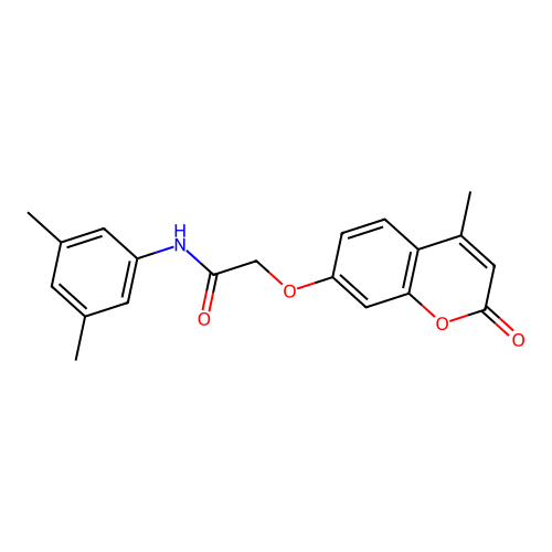 N-(3,5-dimethylphenyl)-2-((4-methyl-2-oxo-2H-chromen-7-yl)oxy)acetamide structure