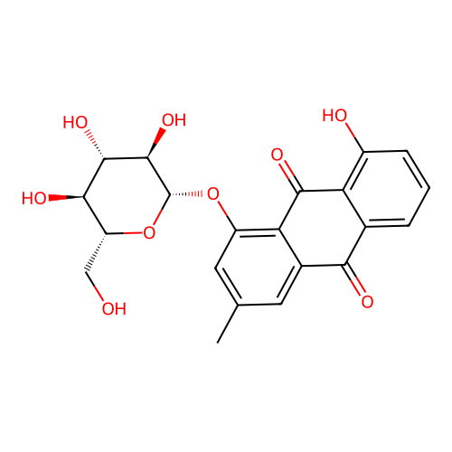 Chrysophanein structure