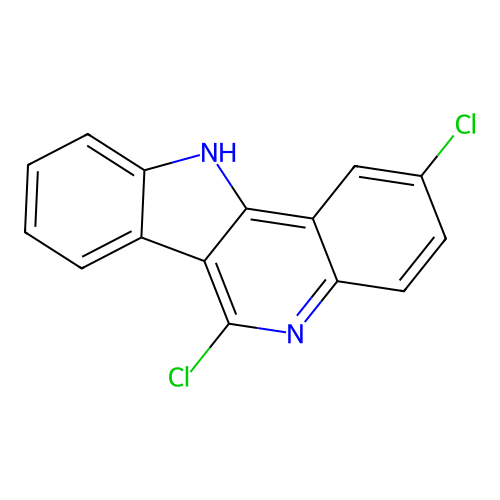 2,6-dichloro-11H-indolo[3,2-c]quinoline structure