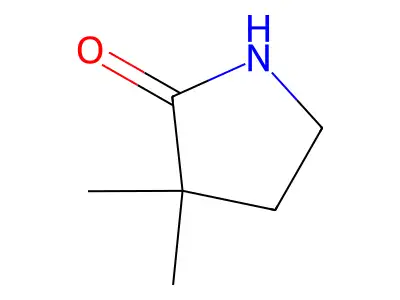 3,3-Dimethylpyrrolidin-2-one structure