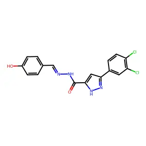 CAS 4831-50-9 - C17H12Cl2N4O2 structure