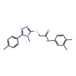 C20H22N4OS structure