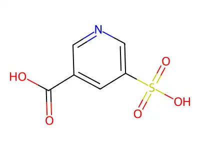 5-sulfopyridine-3-carboxylic Acid structure