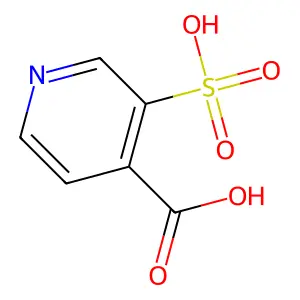 3-Sulfopyridine-4-carboxylic acid structure