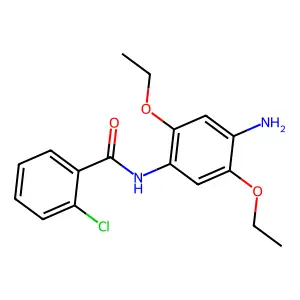 N-(4-氨基-2,5-二乙氧基苯基)-2-氯苯甲酰胺 structure
