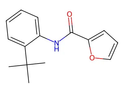 N-(2-tert-butylphenyl)furan-2-carboxamide structure