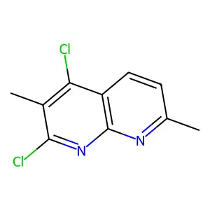 2,4-Dichloro-3,7-dimethyl-1,8-naphthyridine structure