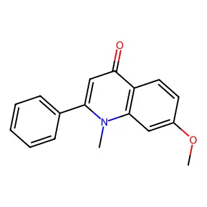 7-Methoxy-1-methyl-2-phenyl-4(1H)-quinolinone structure