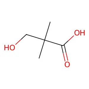 3-Hydroxy-2,2-dimethylpropionic acid structure