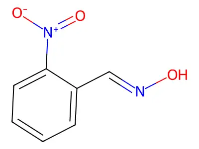 (NZ)-N-[(2-nitrophenyl)methylidene]hydroxylamine structure