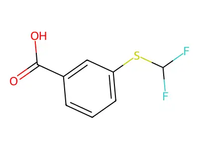 3-(Difluoromethylthio)benzoic acid structure