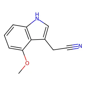 4-甲氧基吲哚-3-乙腈 structure