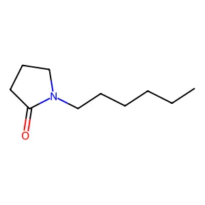 2-Pyrrolidinone, 1-hexyl- structure
