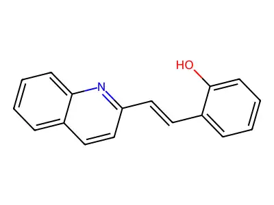 2-[2-(2-Quinolinyl)ethenyl]phenol structure
