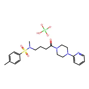 4,N-Dimethyl-N-[4-oxo-4-(4-pyridin-2-yl-piperazin-1-yl)-butyl]-benzenesulfonamide structure