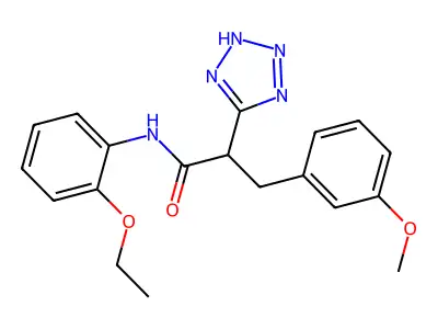N-(2-ethoxyphenyl)-3-(3-methoxyphenyl)-2-(2H-1,2,3,4-tetrazol-5-yl)propanamide structure