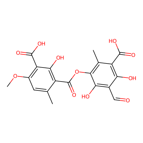 地茶酸 structure