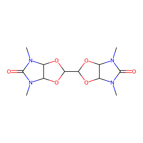 2,2'-Bi([1,3]-dioxolo[4,5-d]imidazole), 4,4',6,6'-tetramethyl-5,5'-dioxo- structure