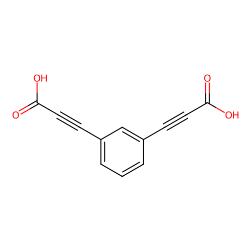 3,3'-(1,3-Phenylene) dipropiolic acid structure