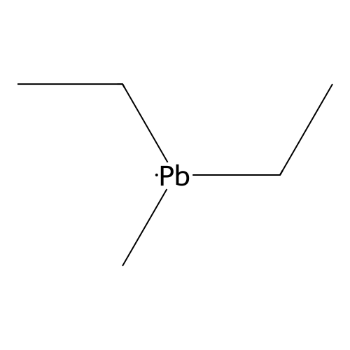 Diethylmethylplumbane structure