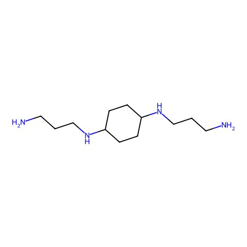 N1,N1'-(Cyclohexane-1,4-diyl)bis(propane-1,3-diamine) structure