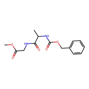 (S)-Methyl 2-(2-(((benzyloxy)carbonyl)amino)propanamido)acetate structure