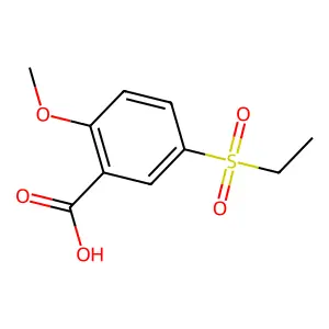 5-(Ethylsulfonyl)-2-methoxybenzoic acid structure