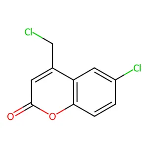 6-Chloro-4-(chloromethyl)chromen-2-one structure