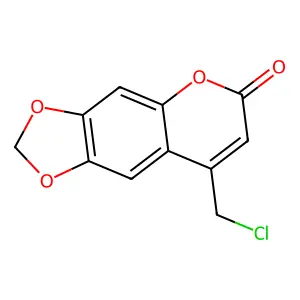 8-(chloromethyl)-6H-[1,3]dioxolo[4,5-g]chromen-6-one structure