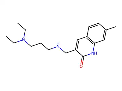 3-[(3-Diethylamino-propylamino)-methyl]-7-methyl-1H-quinolin-2-one structure