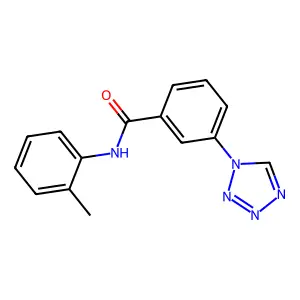 N-(2-methylphenyl)-3-(tetrazol-1-yl)benzamide structure