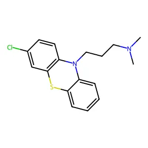 10H-Phenothiazine-10-propanamine, 3-chloro-N,N-dimethyl- structure
