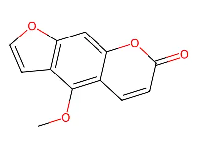 香柑内酯 structure